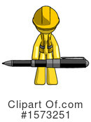 Yellow Design Mascot Clipart #1573251 by Leo Blanchette