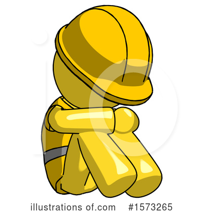 Royalty-Free (RF) Yellow Design Mascot Clipart Illustration by Leo Blanchette - Stock Sample #1573265