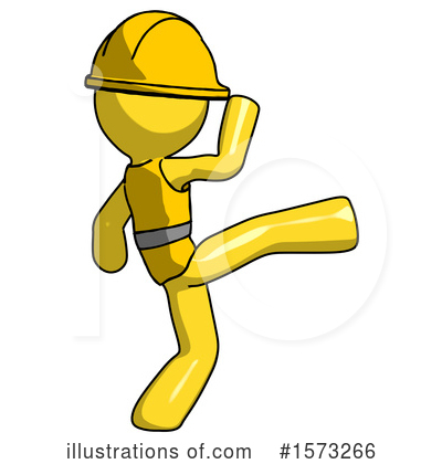 Royalty-Free (RF) Yellow Design Mascot Clipart Illustration by Leo Blanchette - Stock Sample #1573266