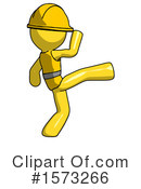 Yellow Design Mascot Clipart #1573266 by Leo Blanchette