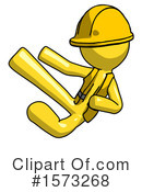 Yellow Design Mascot Clipart #1573268 by Leo Blanchette