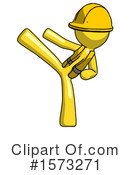 Yellow Design Mascot Clipart #1573271 by Leo Blanchette