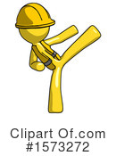 Yellow Design Mascot Clipart #1573272 by Leo Blanchette