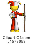 Yellow Design Mascot Clipart #1573653 by Leo Blanchette