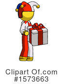Yellow Design Mascot Clipart #1573663 by Leo Blanchette