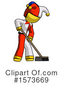 Yellow Design Mascot Clipart #1573669 by Leo Blanchette