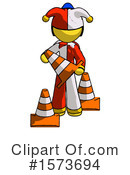 Yellow Design Mascot Clipart #1573694 by Leo Blanchette