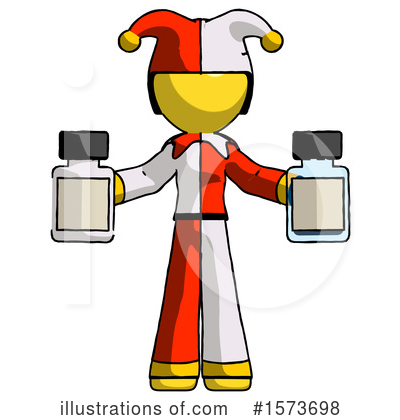 Royalty-Free (RF) Yellow Design Mascot Clipart Illustration by Leo Blanchette - Stock Sample #1573698