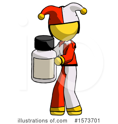 Royalty-Free (RF) Yellow Design Mascot Clipart Illustration by Leo Blanchette - Stock Sample #1573701