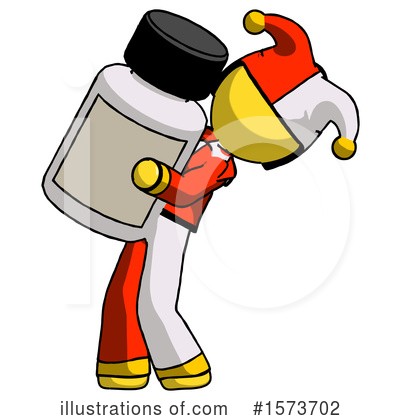 Royalty-Free (RF) Yellow Design Mascot Clipart Illustration by Leo Blanchette - Stock Sample #1573702