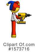 Yellow Design Mascot Clipart #1573716 by Leo Blanchette