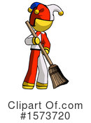 Yellow Design Mascot Clipart #1573720 by Leo Blanchette