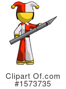 Yellow Design Mascot Clipart #1573735 by Leo Blanchette