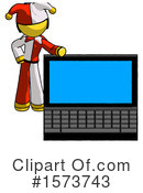 Yellow Design Mascot Clipart #1573743 by Leo Blanchette