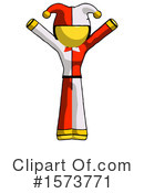 Yellow Design Mascot Clipart #1573771 by Leo Blanchette