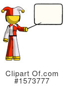 Yellow Design Mascot Clipart #1573777 by Leo Blanchette