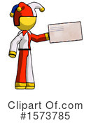 Yellow Design Mascot Clipart #1573785 by Leo Blanchette