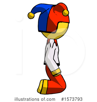 Royalty-Free (RF) Yellow Design Mascot Clipart Illustration by Leo Blanchette - Stock Sample #1573793