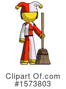 Yellow Design Mascot Clipart #1573803 by Leo Blanchette