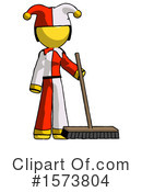 Yellow Design Mascot Clipart #1573804 by Leo Blanchette