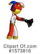 Yellow Design Mascot Clipart #1573816 by Leo Blanchette
