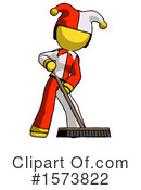 Yellow Design Mascot Clipart #1573822 by Leo Blanchette