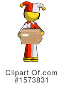 Yellow Design Mascot Clipart #1573831 by Leo Blanchette