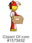 Yellow Design Mascot Clipart #1573832 by Leo Blanchette