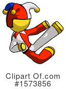 Yellow Design Mascot Clipart #1573856 by Leo Blanchette