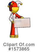 Yellow Design Mascot Clipart #1573865 by Leo Blanchette