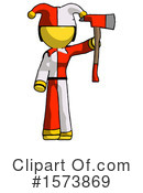 Yellow Design Mascot Clipart #1573869 by Leo Blanchette