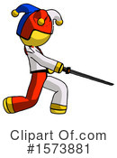 Yellow Design Mascot Clipart #1573881 by Leo Blanchette