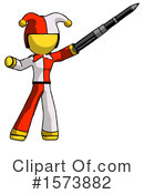 Yellow Design Mascot Clipart #1573882 by Leo Blanchette