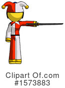 Yellow Design Mascot Clipart #1573883 by Leo Blanchette