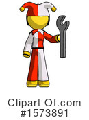 Yellow Design Mascot Clipart #1573891 by Leo Blanchette