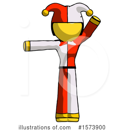 Royalty-Free (RF) Yellow Design Mascot Clipart Illustration by Leo Blanchette - Stock Sample #1573900