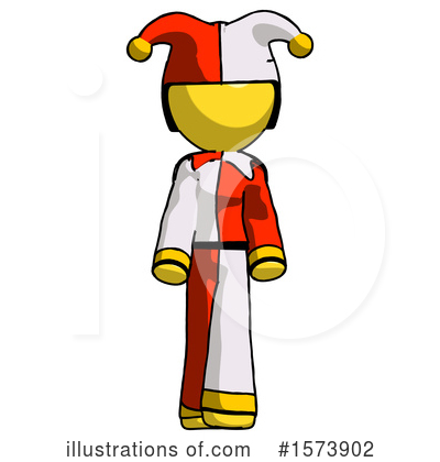 Royalty-Free (RF) Yellow Design Mascot Clipart Illustration by Leo Blanchette - Stock Sample #1573902