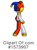 Yellow Design Mascot Clipart #1573907 by Leo Blanchette