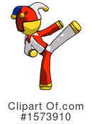 Yellow Design Mascot Clipart #1573910 by Leo Blanchette