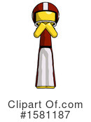 Yellow Design Mascot Clipart #1581187 by Leo Blanchette