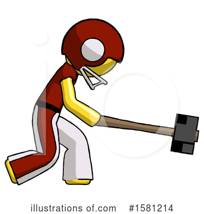 Royalty-Free (RF) Yellow Design Mascot Clipart Illustration by Leo Blanchette - Stock Sample #1581214