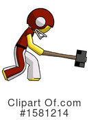 Yellow Design Mascot Clipart #1581214 by Leo Blanchette