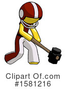 Yellow Design Mascot Clipart #1581216 by Leo Blanchette