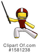 Yellow Design Mascot Clipart #1581238 by Leo Blanchette