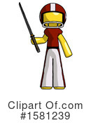 Yellow Design Mascot Clipart #1581239 by Leo Blanchette