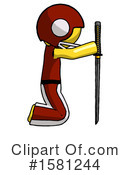 Yellow Design Mascot Clipart #1581244 by Leo Blanchette