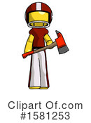 Yellow Design Mascot Clipart #1581253 by Leo Blanchette