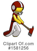 Yellow Design Mascot Clipart #1581256 by Leo Blanchette