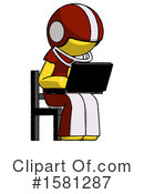 Yellow Design Mascot Clipart #1581287 by Leo Blanchette