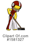 Yellow Design Mascot Clipart #1581327 by Leo Blanchette